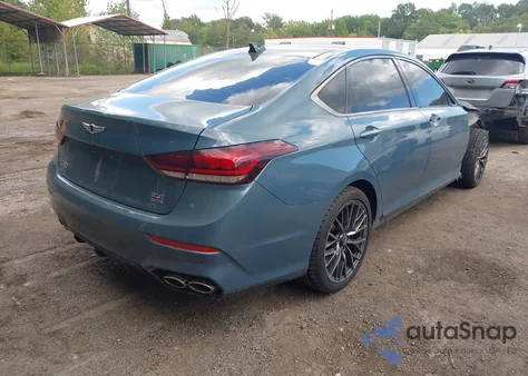 2018 Genesis G80 3.3T Sport from USA, damaged, VIN KMHGN4JB5JU244871